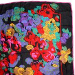 Richard Allan bright design silk scarf