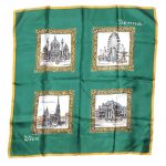 Vintage souvenir scarf - Vienna