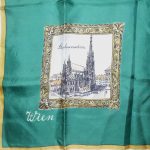 Vintage souvenir scarf - Vienna