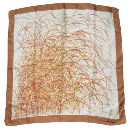 Abstract design silk scarf