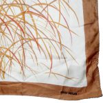 Abstract design silk scarf