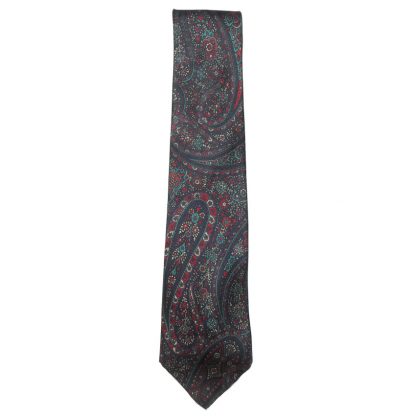 Vintage silk paisley tie Pierre Cardin
