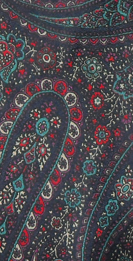 Vintage silk paisley tie Pierre Cardin