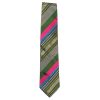 Etro diagonal striped design silk tie