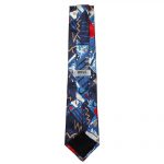 Abstract design silk tie by Hugo Boss