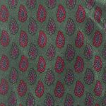 Dark green background silk tie by Pucci