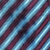 Blue and burgundy diagonal striped silk tie by Lacoste