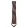 Vintage hand made diagonal stripe silk tie