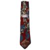 Vintage floral design jacquard silk tie