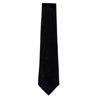 Harrods Mans Shop black silk tie