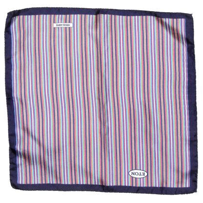 Harry Rosen Eton Candy Stripe Pocket Square