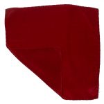 Maroon or burgundy silk pocket square
