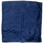 Macclesfield navy silk pocket square