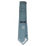 Light blue design tie by Hermes Paris