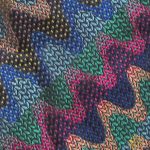 Missoni vintage vibrant multi colour silk tie