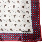 Jacqmar of London equestrian design small silk scarf