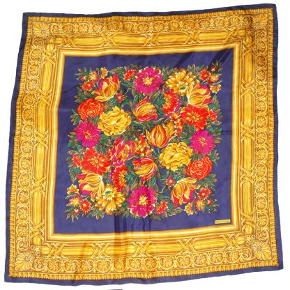 Harvé Benard Floral Design Silk Scarf - Lalita