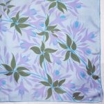 Jacqmar mauve and blue fuschia design silk scarf