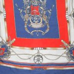 Nautical design silk scarf