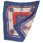 Nautical design silk scarf