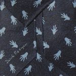 Bulgari Davide Pizzigoni hand design silk tie