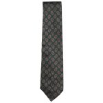 Liberty of London silk tie with a green background and a paisley design