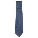 Harrods blue silk satin tie