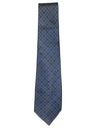 Harrods blue silk satin tie