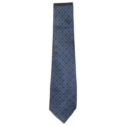 Harrods blue silk satin tie