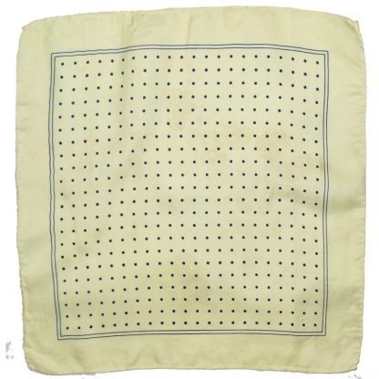 Polka dot silk square