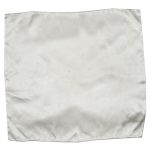 Ivory satin small pocket square