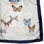 Butterfly silk scarf