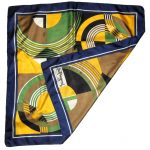 Vintge Jacque Fath silk scarf