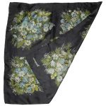 Jacqmar flower design silk scarf