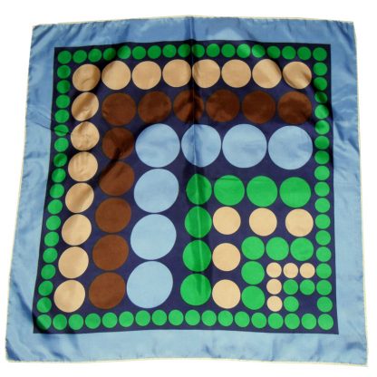 Spot design silk scarf