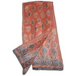 Jane Shilton long fleru de lis silk scarf