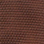 Brown silk knit tie