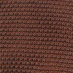 Brown silk knit tie