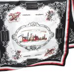 DKNY long silk scarf