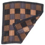 Vintage Jaeger houndstooth design silk scarf