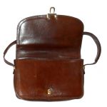 Harvey Nichols brown leather bag