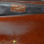 Harvey Nichols brown leather bag