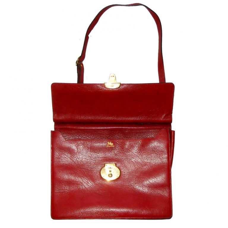Jelen Paris Red Leather Briefcase - Lalita