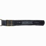 Leatherock blue leather studded belt
