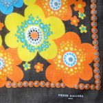 Pierre Baccara Paris bright design wool scarf