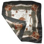Loredano saddlery design silk scarf