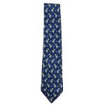 Loewe Frutos grape design silk tie