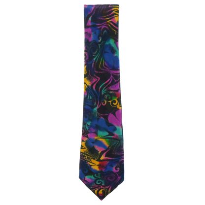 Missoni vibrant design silk tie