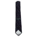 Christian Dior silk tie with a blue red and white design