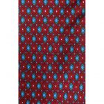 Nina Ricci dark red and blue design silk tie